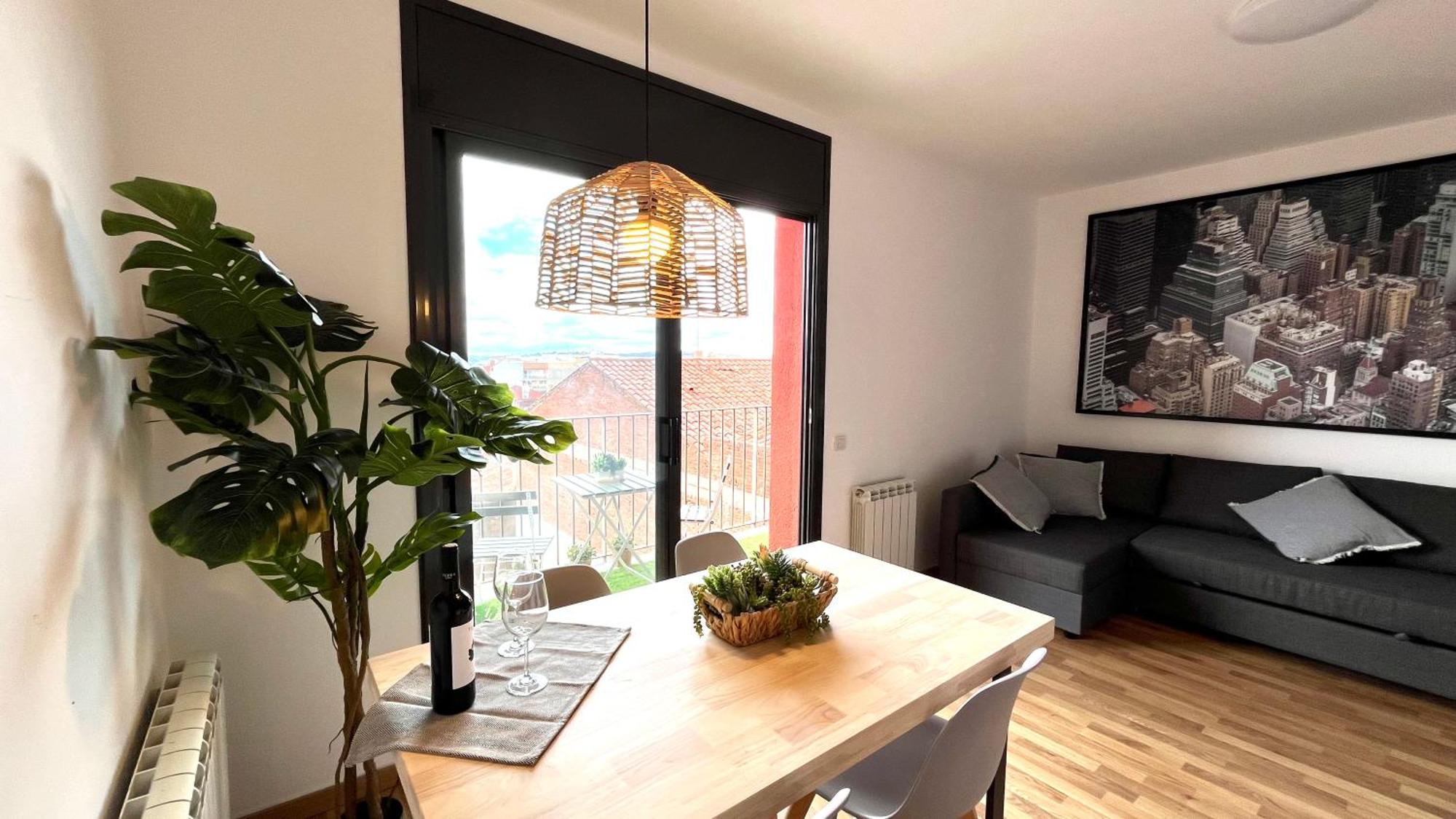 Apartamento Con Terraza By Prestigi Terrassa Ngoại thất bức ảnh